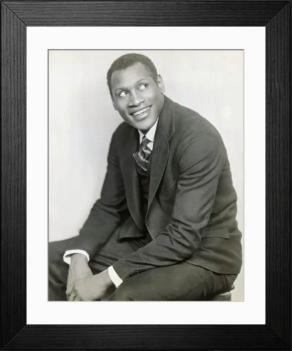 Framed Print : Portrait of Paul Robeson Framed Print : Portrait of Paul Robeson