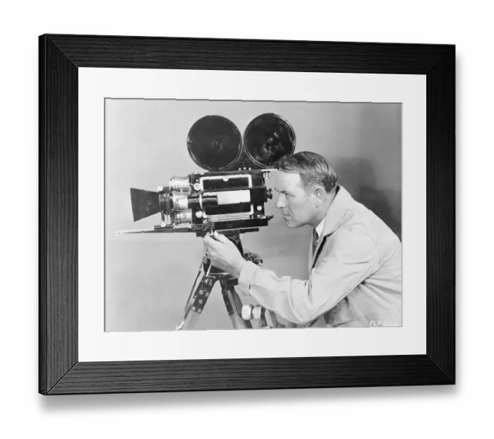 Framed Print : Alvin Wycoff Looking Through Camera Framed Print : Alvin Wycoff Looking Through Camera
