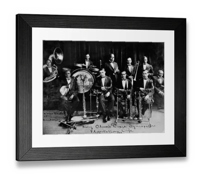 Framed Print : King Oliver's Dixie Syncopators