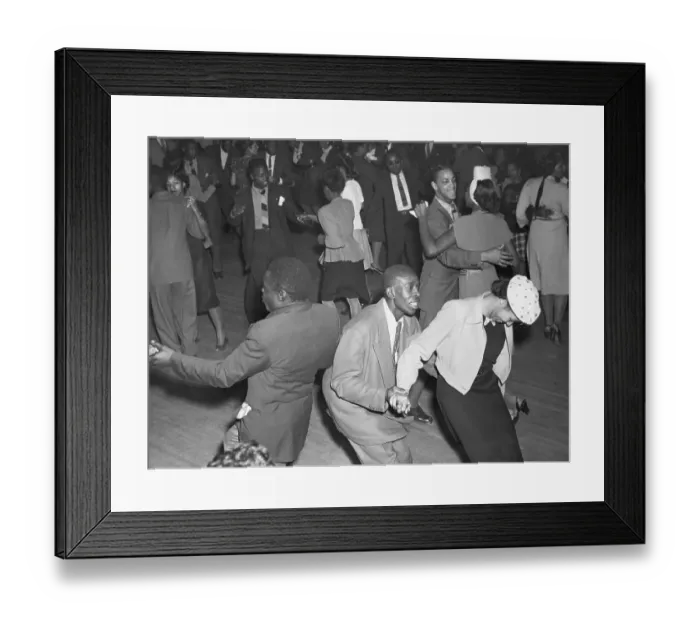 Framed Print : Crowd In Harlem Ballroom New York Framed Print : Crowd In Harlem Ballroom New York