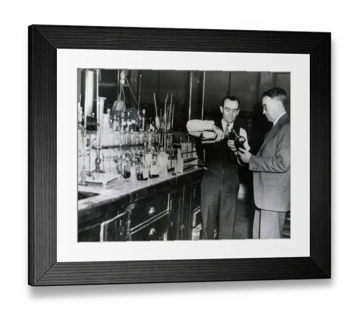 Framed Print : Government Officials Analyzing Alcohol Framed Print : Government Officials Analyzing Alcohol