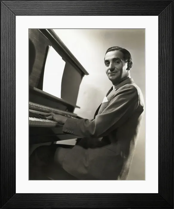 Framed Print : Irving Berlin Playing the Piano Framed Print : Irving Berlin Playing the Piano