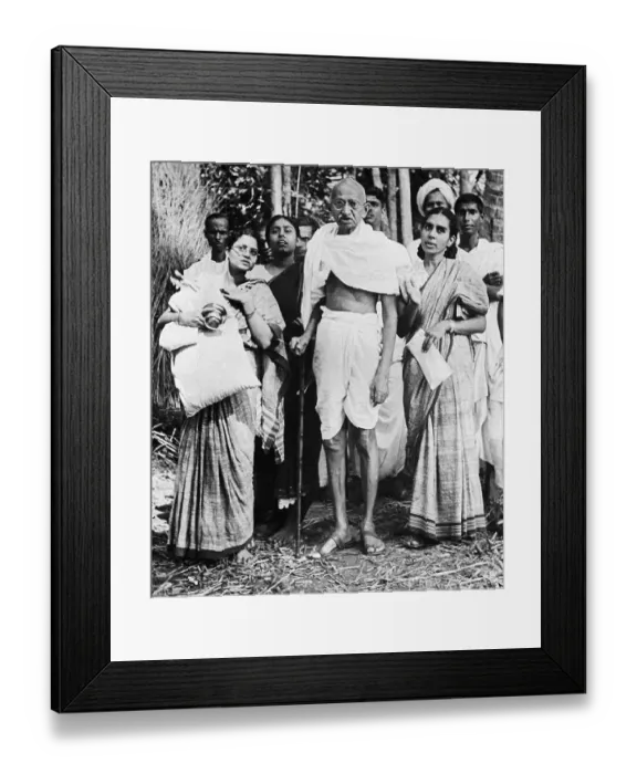 Framed Print : Ava Gandhi, Mahatma Gandhi, and Sushila Nayar Framed Print : Ava Gandhi, Mahatma Gandhi, and Sushila Nayar