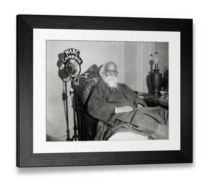 Framed Print : Sir Rabindranath Tagore, Poet Framed Print : Sir Rabindranath Tagore, Poet