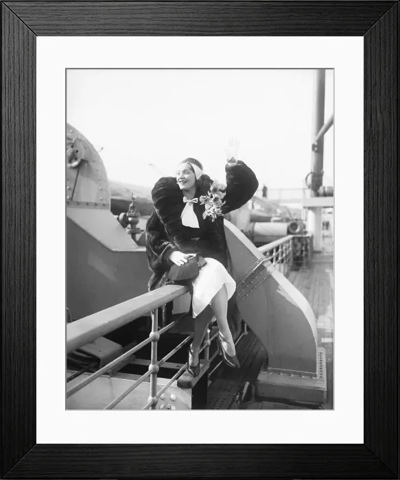 Framed Print : Marlene Dietrich Arrives In New York Framed Print : Marlene Dietrich Arrives In New York