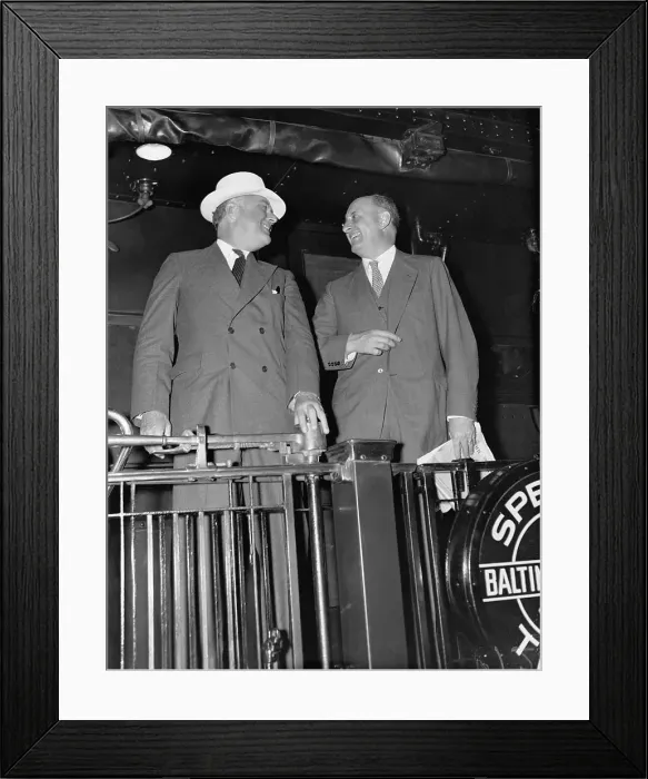 Framed Print : President Roosevelt and Morgenthau Framed Print : President Roosevelt and Morgenthau