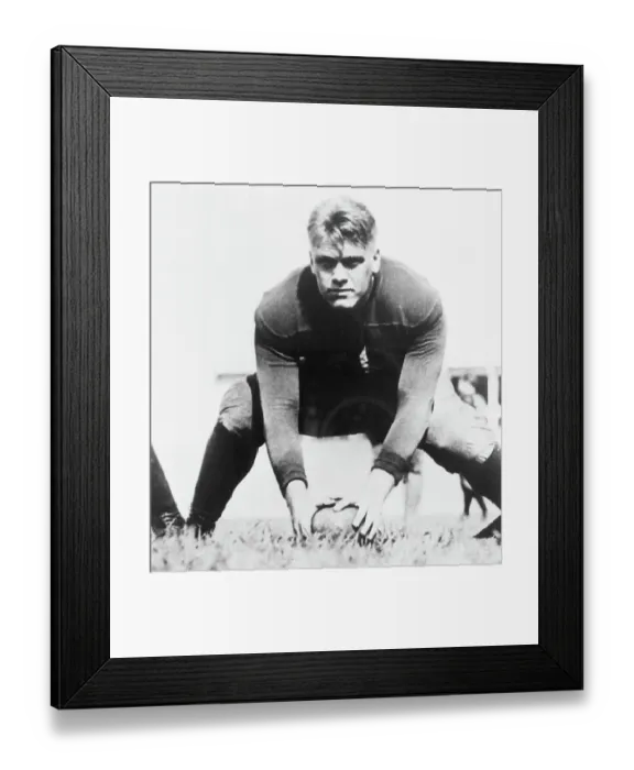 Framed Print : Gerald Ford Playing Michigan Center Framed Print : Gerald Ford Playing Michigan Center