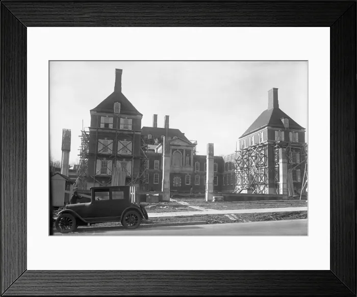 Framed Print : Construction of the New British Embassy in Washington, D.C. Nears Completion Framed Print : Construction of the New British Embassy in Washington, D.C. Nears Completion