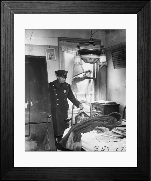 Framed Print : Bombing at the Home of Joseph Falzone Framed Print : Bombing at the Home of Joseph Falzone
