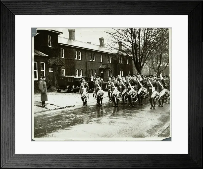 Framed Print : Military Band in England Framed Print : Military Band in England