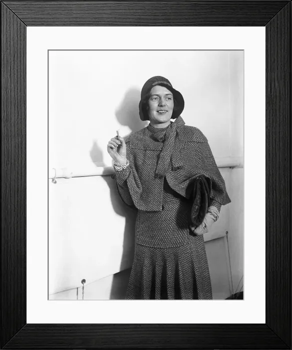 Framed Print : Society Woman Living on Ship Framed Print : Society Woman Living on Ship