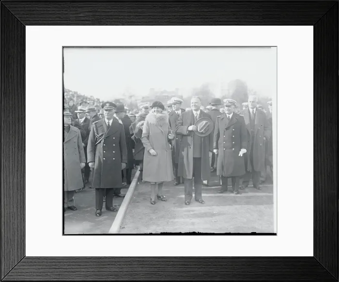 Framed Print : President and Mrs. Hoover Framed Print : President and Mrs. Hoover