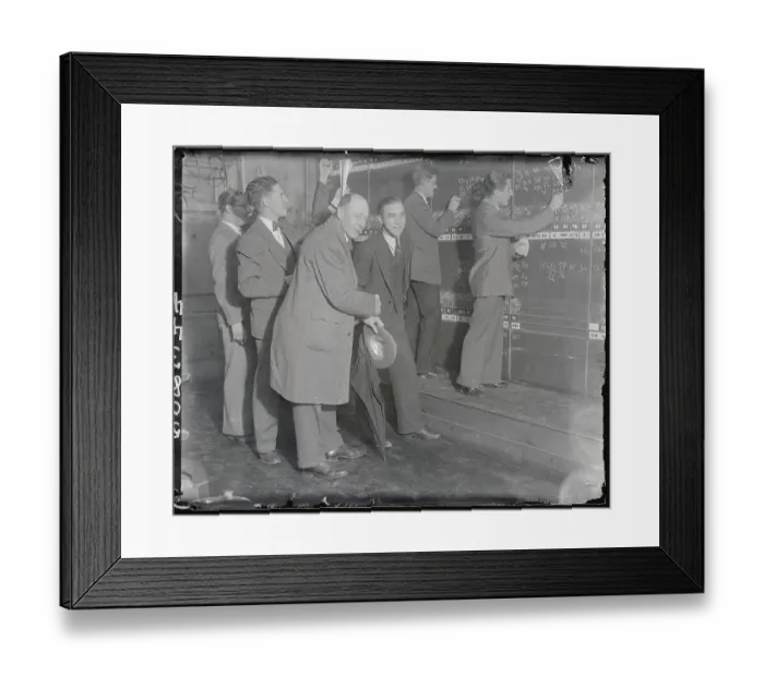 Framed Print : Joy in Stock Broker's Office Framed Print : Joy in Stock Broker's Office