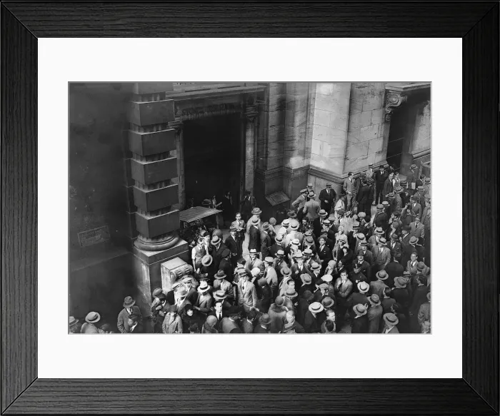 Framed Print : New York Stock Exchange During the Crash