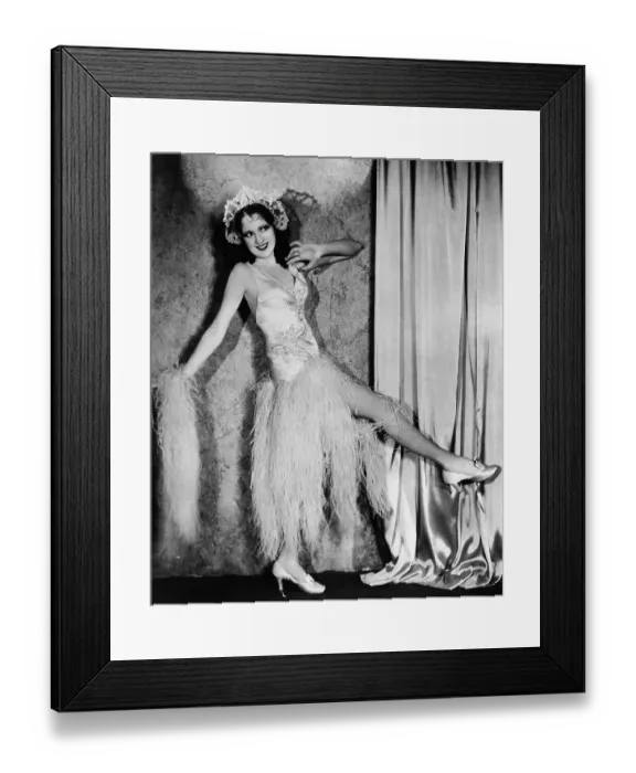 Framed Print : Billie Dove Performs Framed Print : Billie Dove Performs