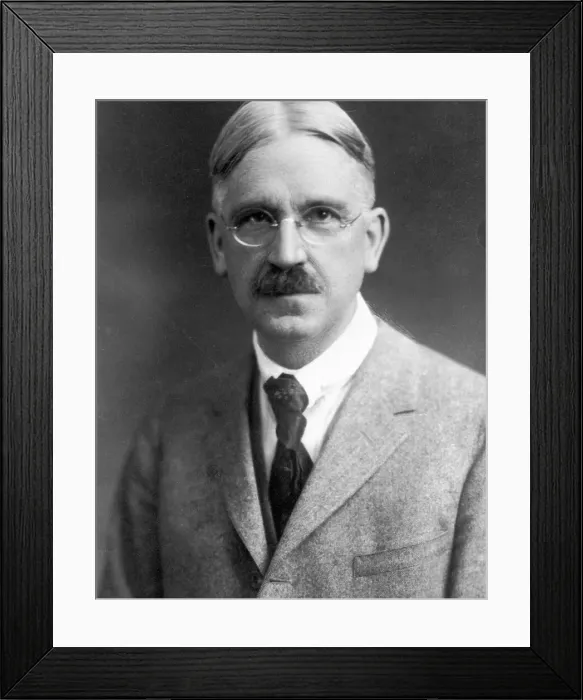 Framed Print : Portrait of John Dewey Framed Print : Portrait of John Dewey