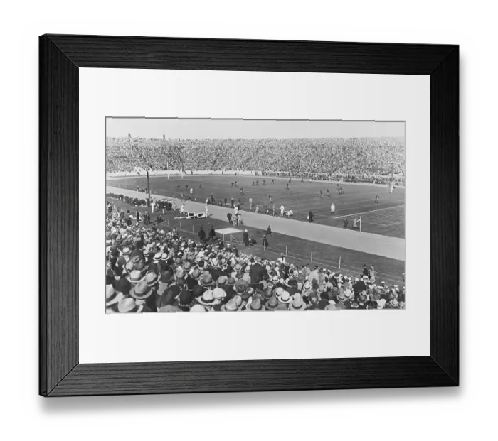 Framed Print : Fans Watching a Football Game Framed Print : Fans Watching a Football Game