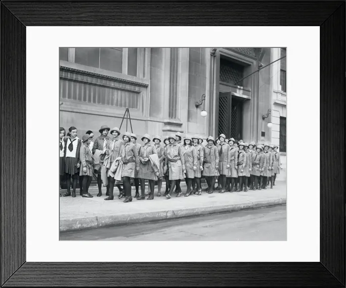 Framed Print : Girls Leaving a Synagogue Framed Print : Girls Leaving a Synagogue