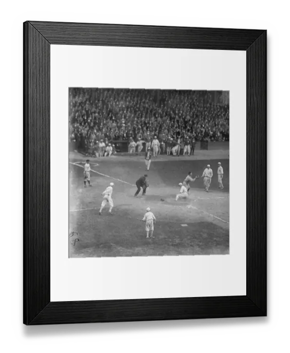 Framed Print : Mule Haas Sliding Into Home Plate Framed Print : Mule Haas Sliding Into Home Plate