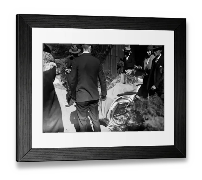 Framed Print : Albert Fall Arriving at Court Framed Print : Albert Fall Arriving at Court
