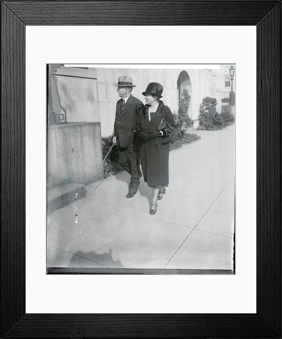 Framed Print : Edward Doheny Strolling with His Wife Framed Print : Edward Doheny Strolling with His Wife