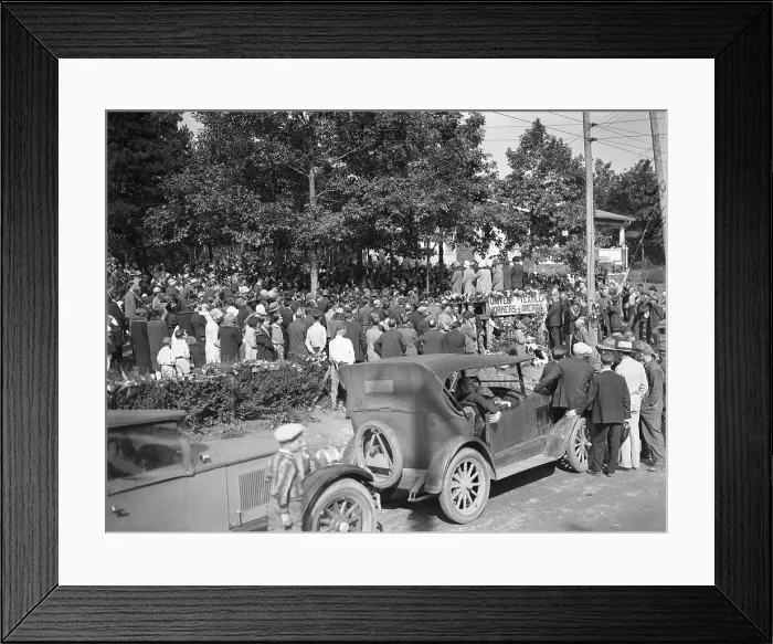 Framed Print : Funeral Service for Pickets Framed Print : Funeral Service for Pickets