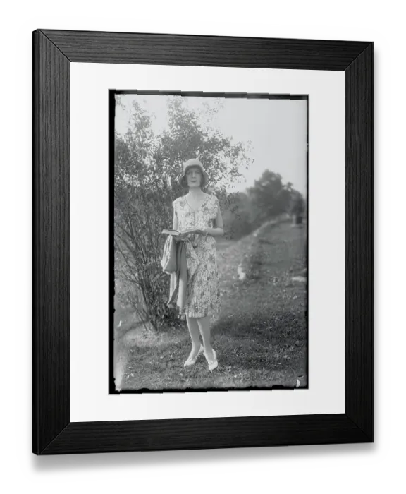 Framed Print : Portrait of Sonja Shearer Framed Print : Portrait of Sonja Shearer