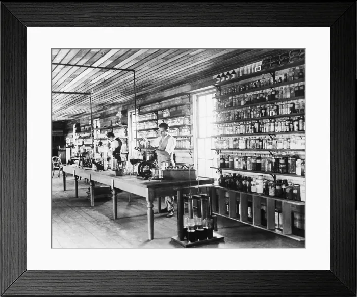 Framed Print : Interior Of Edison'S Rebuilt Lab Framed Print : Interior Of Edison'S Rebuilt Lab
