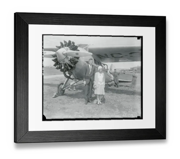 Framed Print : Portrait of Lindberghs Framed Print : Portrait of Lindberghs