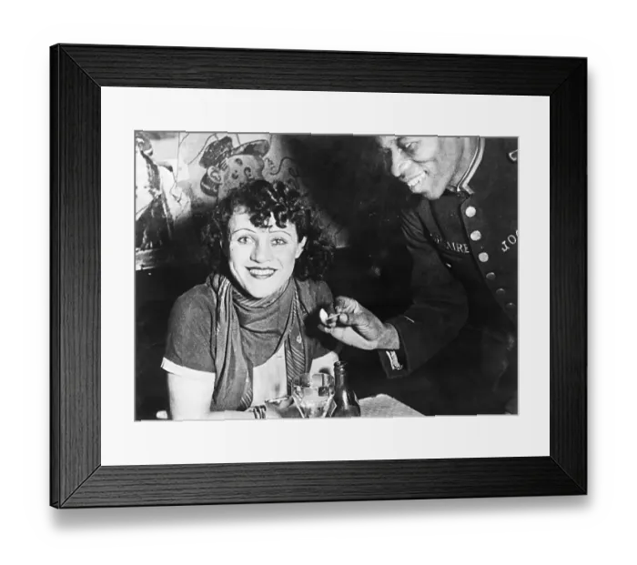 Framed Print : Charlotte Cobler at Parisian Cafe Framed Print : Charlotte Cobler at Parisian Cafe