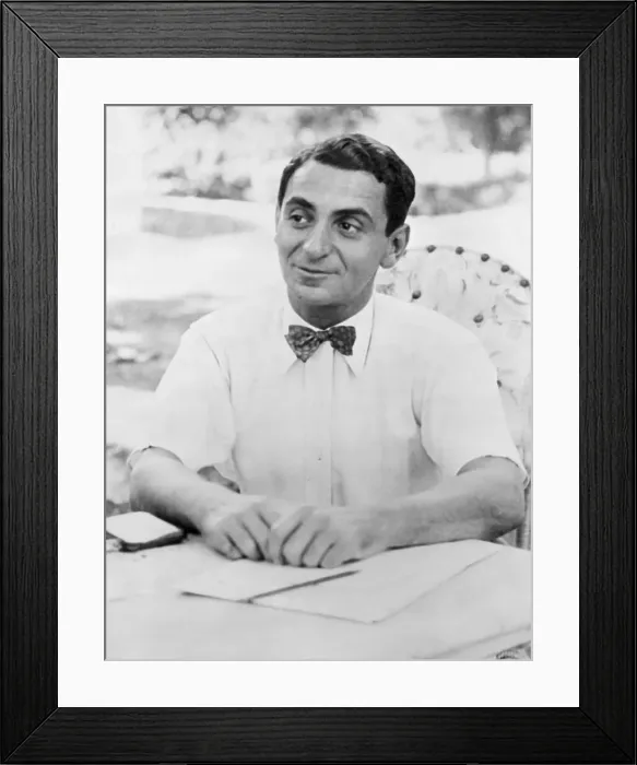 Framed Print : Irving Berlin Sitting at Desk Framed Print : Irving Berlin Sitting at Desk