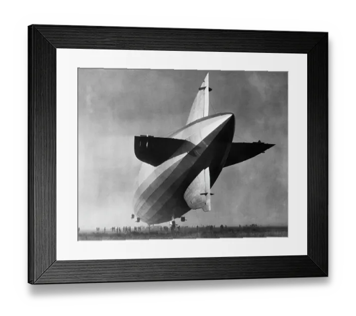 Framed Print : Rear View Of Graf Zeppelin Framed Print : Rear View Of Graf Zeppelin