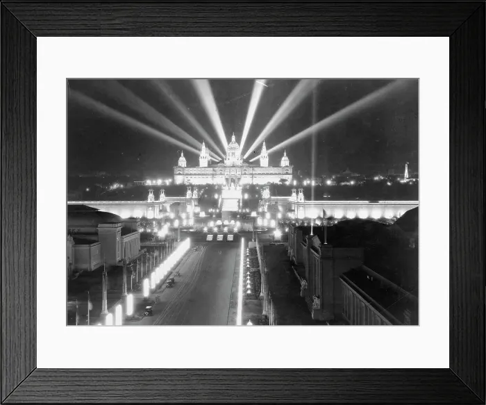 Framed Print : National Palace at Barcelona Framed Print : National Palace at Barcelona