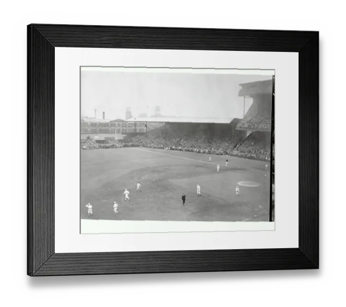 Framed Print : View of Navin Field from Bleachers