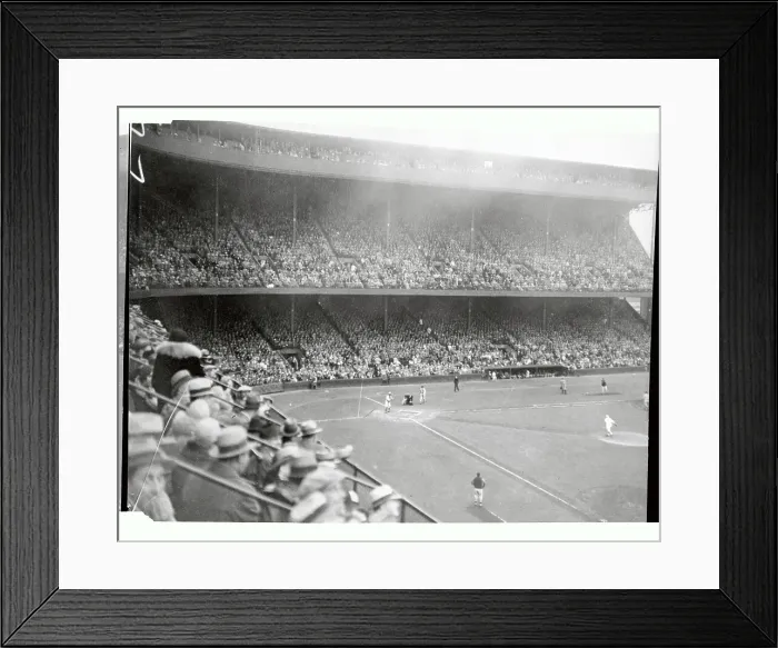 Framed Print : View of Navin Field from Bleachers Framed Print : View of Navin Field from Bleachers