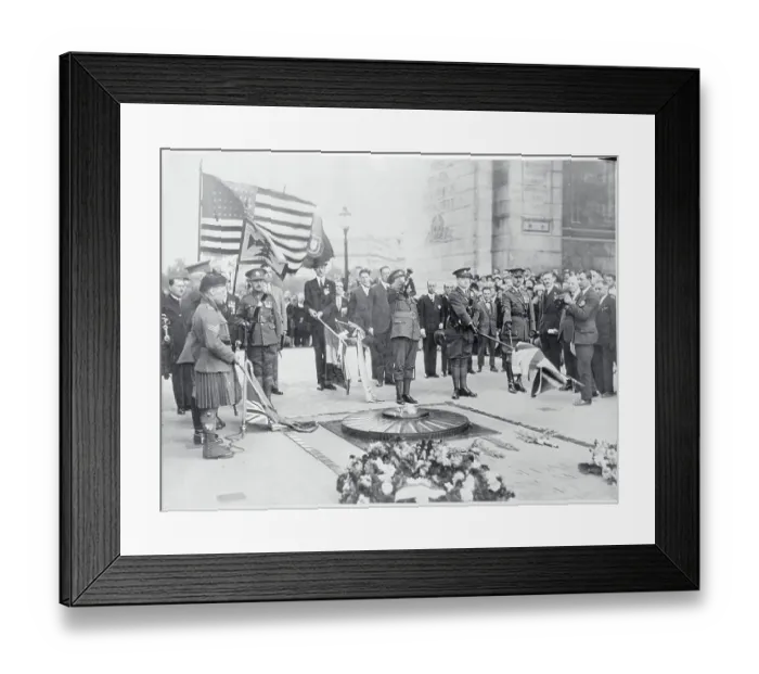 Framed Print : Ceremony Commemorating World War Framed Print : Ceremony Commemorating World War