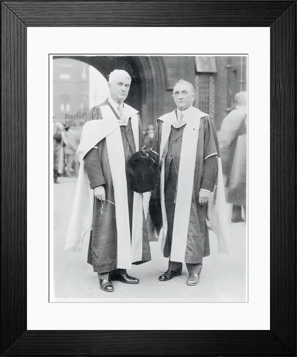 Framed Print : Mayo Doctors in Academic Gowns Framed Print : Mayo Doctors in Academic Gowns