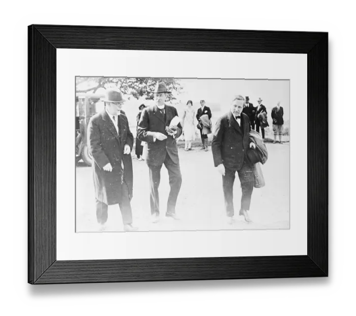 Framed Print : Writer Verner Von Heidenstam with Friends Framed Print : Writer Verner Von Heidenstam with Friends