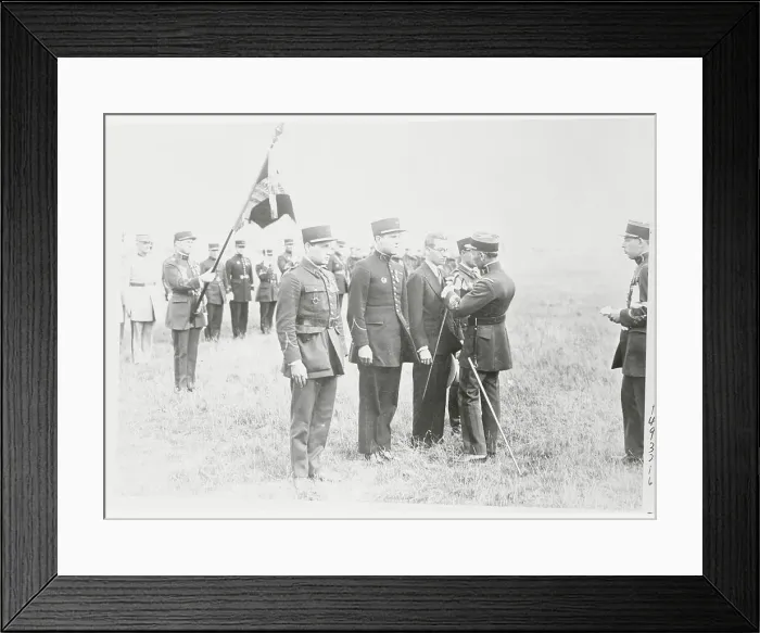 Framed Print : Officer Decorating Fliers Assolant, Lefevre and Lotti Framed Print : Officer Decorating Fliers Assolant, Lefevre and Lotti