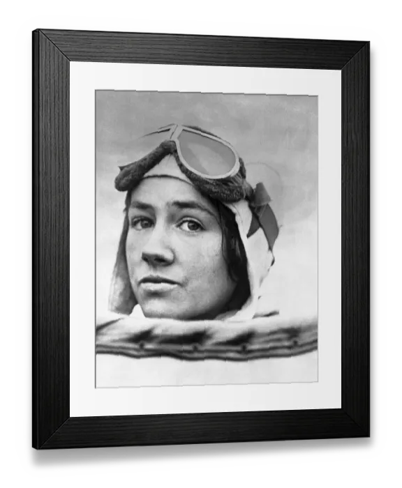 Framed Print : Close up Portrait of Anne Morrow Lindbergh Framed Print : Close up Portrait of Anne Morrow Lindbergh