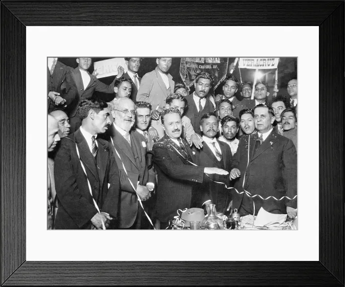 Framed Print : Jose Vasconcelos Taking Oath Framed Print : Jose Vasconcelos Taking Oath