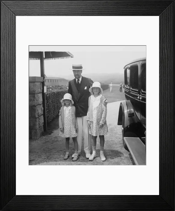 Framed Print : Cornelius Vanderbilt with Nieces Framed Print : Cornelius Vanderbilt with Nieces