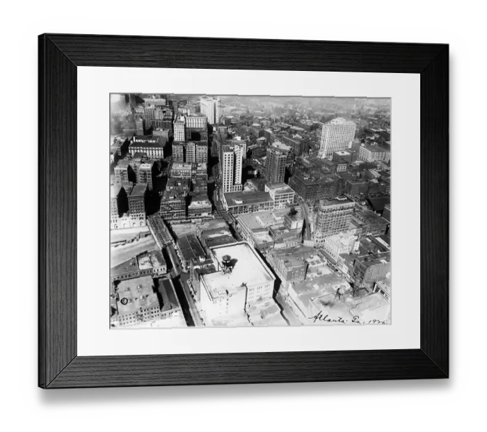 Framed Print : City of Atlanta Framed Print : City of Atlanta