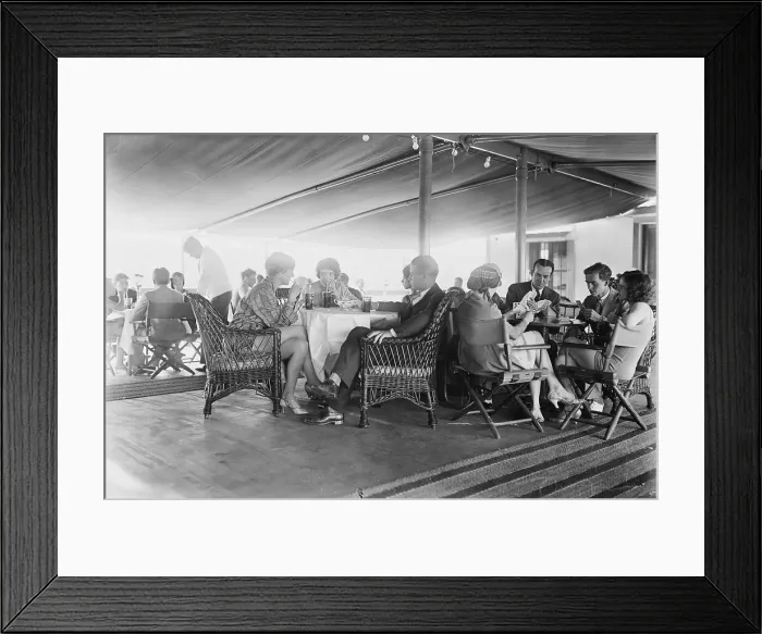 Framed Print : Playing Bridge on the Amphitride Framed Print : Playing Bridge on the Amphitride