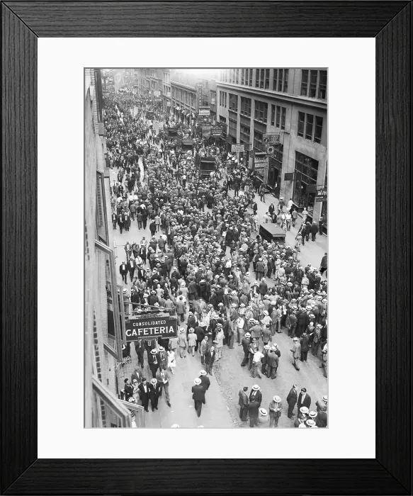 Framed Print : Garment Workers Walking Out Framed Print : Garment Workers Walking Out
