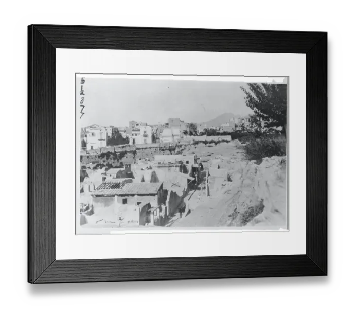 Framed Print : Excavation of Herculaneum Framed Print : Excavation of Herculaneum