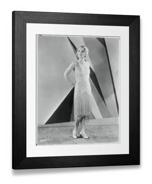Framed Print : Anita Page Posing in Princess Style Dress Framed Print : Anita Page Posing in Princess Style Dress