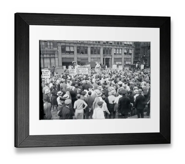 Framed Print : Sympathizers Staging Protest Framed Print : Sympathizers Staging Protest