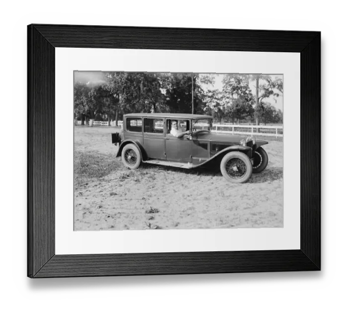 Framed Print : Max Schmeling Relaxing at the Wheel Framed Print : Max Schmeling Relaxing at the Wheel