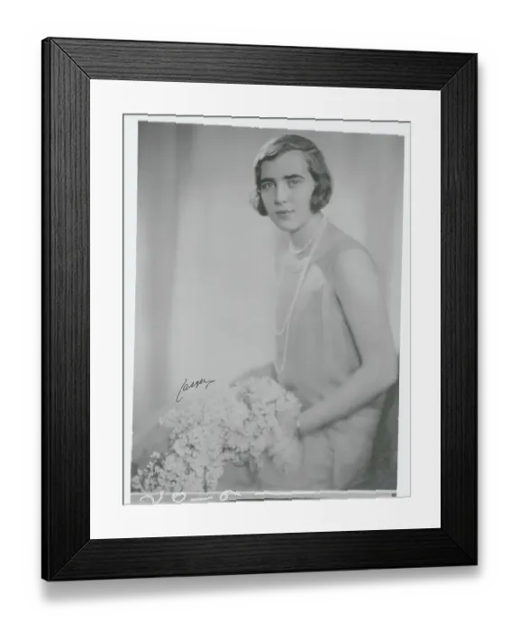 Framed Print : Portrait of Princess Ingrid